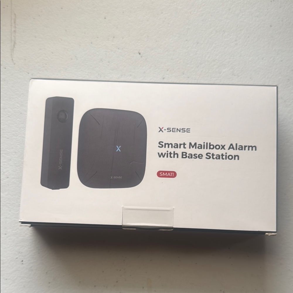 Black Smart Mailbox Alarm with Base Station